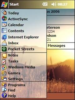 Field Vista bb Theme for Pocket PC