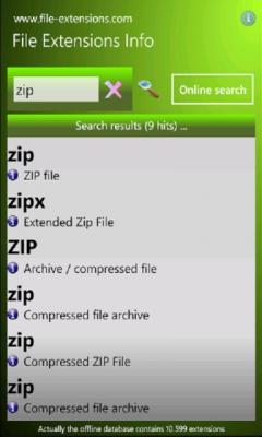 File Extension Info