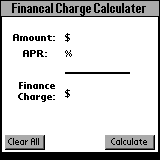 Financial Charge Calculator