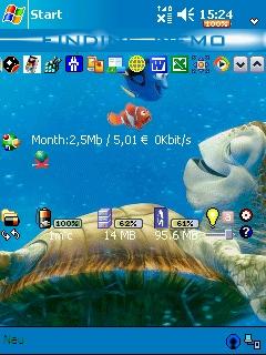 Finding Nemo 2 Animated Theme for Pocket PC