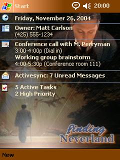 Finding Neverland Theme for Pocket PC