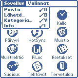 Finnish PiLoc for Palm OS