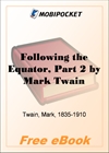 Following the Equator, Part 2 for MobiPocket Reader