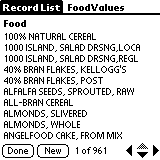 Food Values