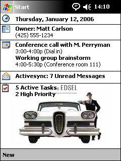 Ford Edsel AV Theme for Pocket PC