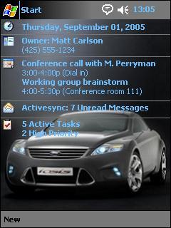 Ford Iosis Concept OVR Theme for Pocket PC