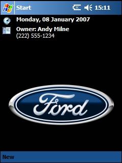 Ford Logo AMF Theme for Pocket PC