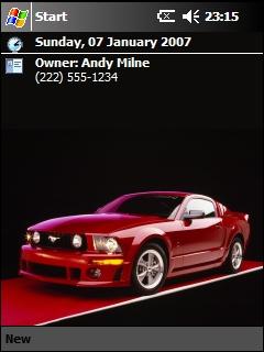 Ford Roush Mustang AMF Theme for Pocket PC