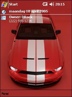 Ford Shelby Cobra GT500 Theme for Pocket PC