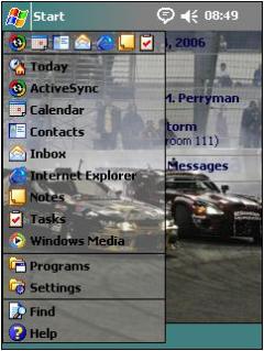 Formula D BTT Theme for Pocket PC