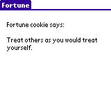 Fortune for Palm OS