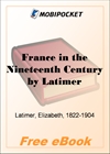 France in the Nineteenth Century for MobiPocket Reader