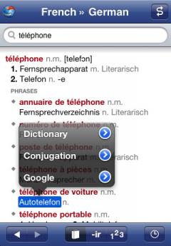 French-German Translation Dictionary by Ultralingua