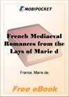 French Mediaeval Romances from the Lays of Marie de France for MobiPocket Reader