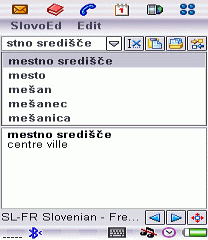 French-Slovenian and Slovenian-French dictionary (UIQ2.x)