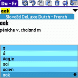 French Talking SlovoEd Deluxe French-Dutch & Dutch-French dictionary for Palm OS