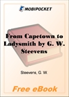 From Capetown to Ladysmith for MobiPocket Reader