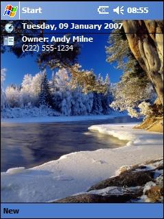 Frozen AMF Theme for Pocket PC