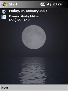 Full Moon AMF Theme for Pocket PC