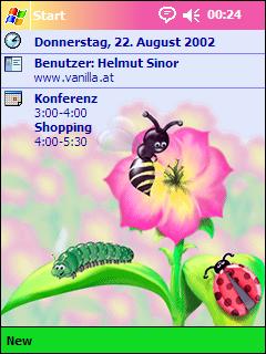 Funny Nature Animated Theme for Pocket PC