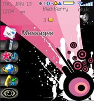 Funny Pink Theme for Blackberry 8100 Pearl