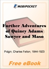 Further Adventures of Quincy Adams Sawyer and Mason Corner Folks for MobiPocket Reader