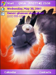 Fuzzy dragon gh Theme for Pocket PC