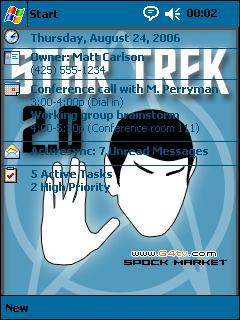 G4's STAR TREK 2.0 AM Theme for Pocket PC