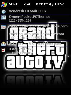 GTA IV sm Theme for Pocket PC