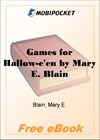 Games for Hallow-e'en for MobiPocket Reader
