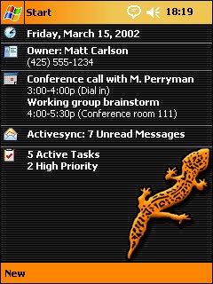 Gecko simple Theme for Pocket PC