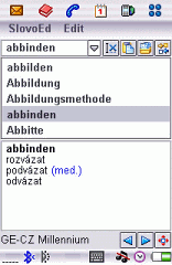 German-Czech and Czech-German dictionary (UIQ2.x)