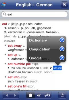 German-English Translation Dictionary and Verbs