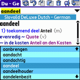 German Talking SlovoEd Deluxe German-Dutch & Dutch-German dictionary for Palm OS