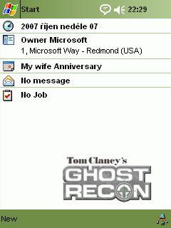 Ghost Recon TR Theme for Pocket PC
