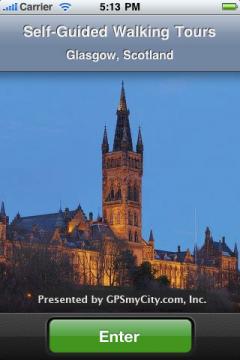 Glasgow Walking Tours and Map