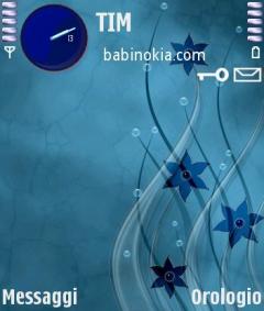Glass Flowers Theme for Nokia N70/N90