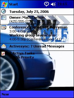 Golf AM Theme for Pocket PC