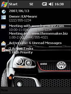 Golf GT I Theme for Pocket PC