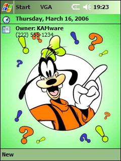 Goofy Theme for Pocket PC