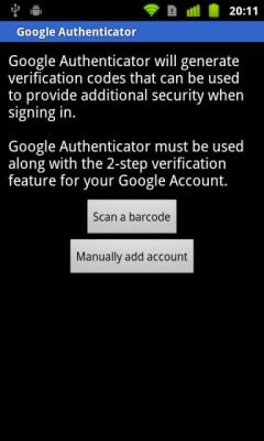 Google Authenticator (Android)