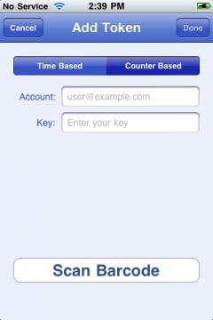 Google Authenticator (iPhone)