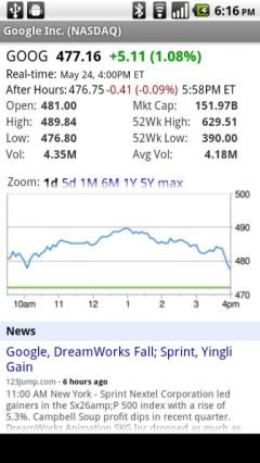 Google Finance (Android)