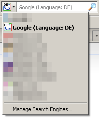 Google (Language: DE) - Firefox Addon