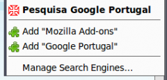 Google Portugal - Firefox Addon