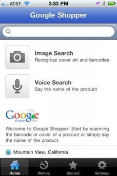 Google Shopper (iPhone)
