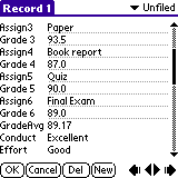 Grade Book db Design