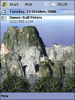 Grayish Rock RP Theme for Pocket PC