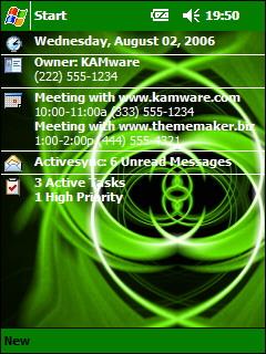 Green GB Theme for Pocket PC