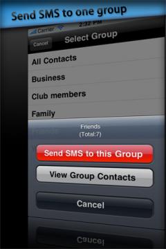 GroupSMS Pro (iPhone)